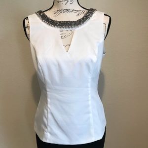 SALE  XOXO Beaded Sleeveless Top